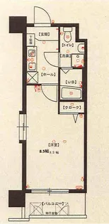 エンクレスト警固【7階】の間取り