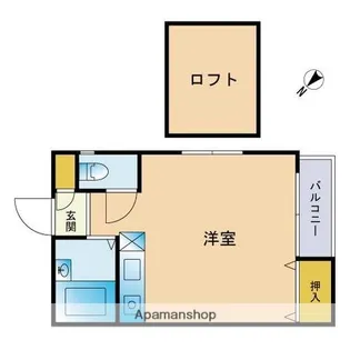 ドリームマーサー【2階】の間取り