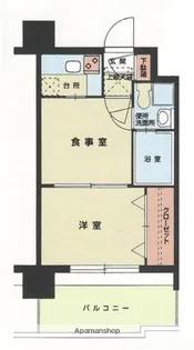 エステートモア・平尾センティモ【9階】の間取り