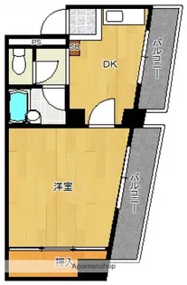 興栄マンション平尾【5階】の間取り