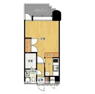 エステートモア薬院【11階】の間取り