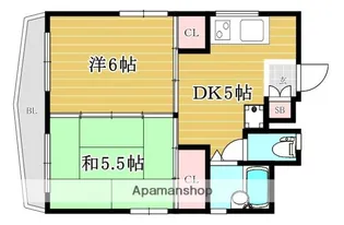 オレンジハイツ【3階】の間取り
