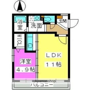 サンライズ・ヴィラ【1階】の間取り