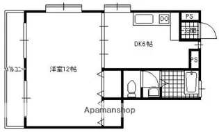 イリス花がすみ【1階】の間取り