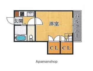 ステーション梅林壱番館【2階】の間取り