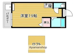 ピアーハイツ【1階】の間取り