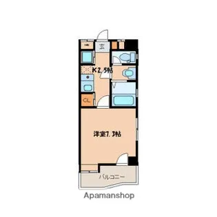 サンセット百道【6階】の間取り