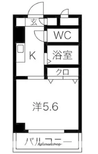 ピュアメゾン高取【4階】の間取り