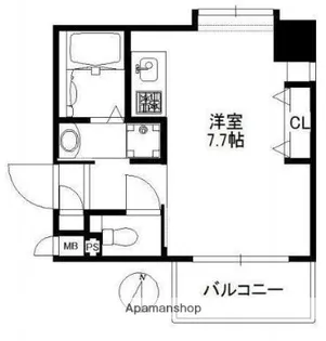 ラフォーレ西公園【8階】の間取り