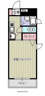フリーデンス南天神【5階】の間取り
