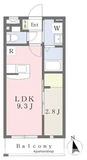 ヒルズ小笹【3階】の間取り