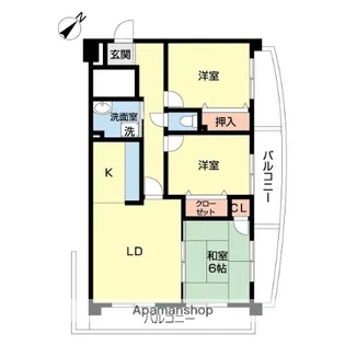 ハレカウア【8階】の間取り