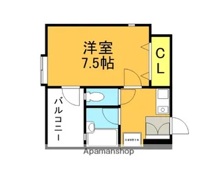 Kステーションプラザ姪浜【10階】の間取り