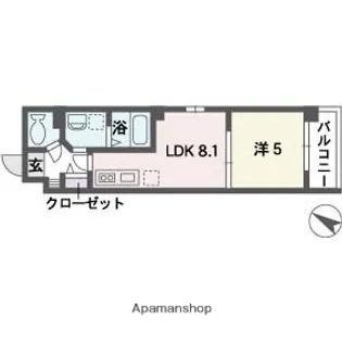 プレジール南山荘【3階】の間取り