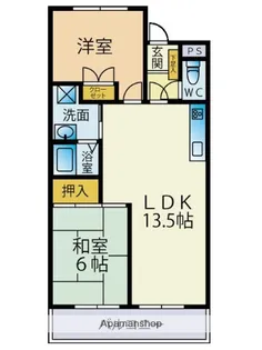 リリナ片江(水廻り全て新品)【2階】の間取り