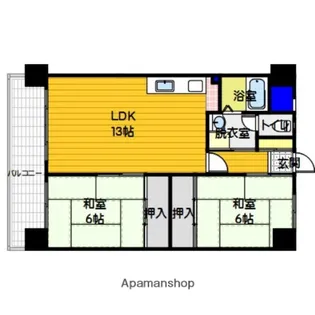 CASA・GRAND ヴィルズⅠ【5階】の間取り