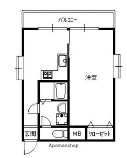 エクセット茶山【2階】の間取り