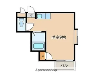 ネオパレス原【4階】の間取り