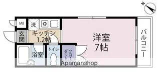 コンプリオ城西【2階】の間取り