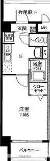 リシェ笹丘【2階】の間取り