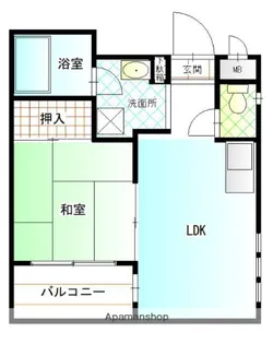 セントラルステイツ【5階】の間取り