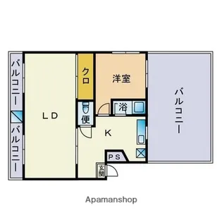 メゾン・メジテラーネ【3階】の間取り