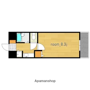 ドルチェ南天神【2階】の間取り