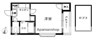 ラグナガーデン薬院【1階】の間取り