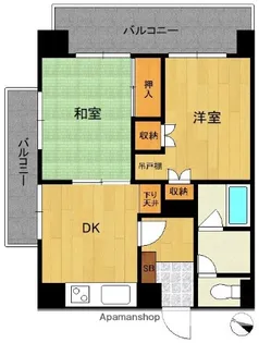 ニューライフ天神【11階】の間取り