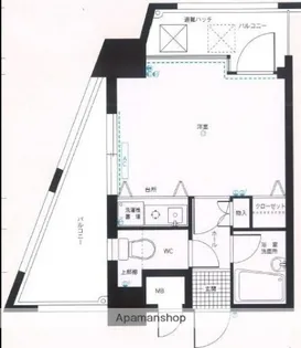 ピュアドーム博多エクセーヌ【3階】の間取り