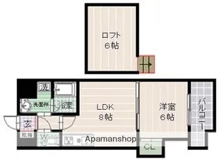 ジョフラン鳥飼【7階】の間取り