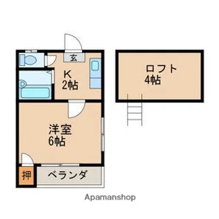 MOANA LANI’01【1階】の間取り