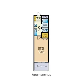 クレール清原【4階】の間取り