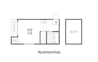 フローレンス姪浜【2階】の間取り