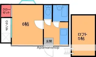 ドルチェキャンパス【1階】の間取り