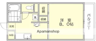 アバンハウス1【2階】の間取り