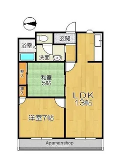 プレスト友丘【3階】の間取り