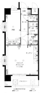 グランフォーレ西新【7階】の間取り
