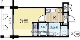 サヴォイステディハウス【9階】の間取り