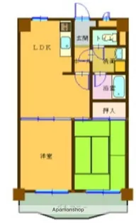 ダイアパレス博多駅前【6階】の間取り