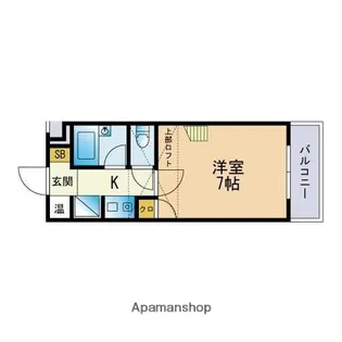 コンドミニアム福重【3階】の間取り