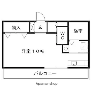 サンマリノビル【8階】の間取り