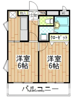 ピュアドーム天神アクロス【9階】の間取り