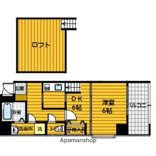 ECONO・TELESTATION1【6階】の間取り