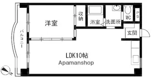 東亜レジデンス【4階】の間取り