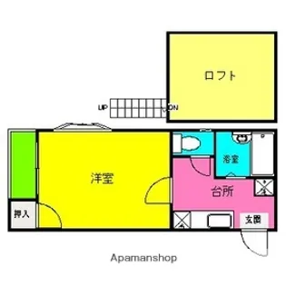 スクエア多賀【2階】の間取り