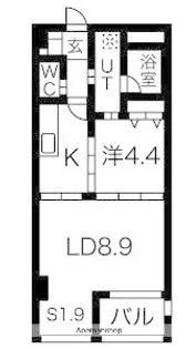 サクラノマド【3階】の間取り