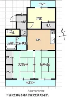 第一西納ビル【4階】の間取り