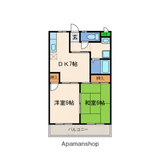 リアル・M【3階】の間取り