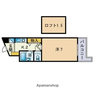 アドヴァンス91【3階】の間取り